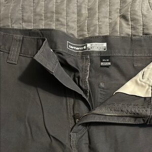 Carhartt Gray Cargo Pants with Durable Design